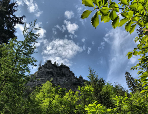 Ausblick bei der Umrundung des Reitstein