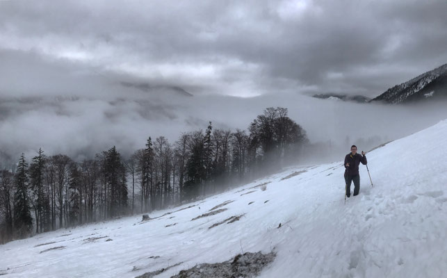 Durch den Schnee