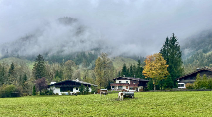 Kurz nach dem Start in Walchsee