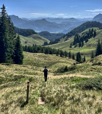 Abstieg zur Karalm