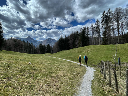 Auf dem Weg zur Streichenkapelle