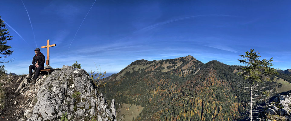 Gipfelrast am Großen Rechenberg