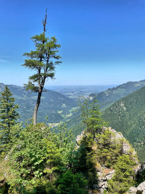 Aussicht beim Abstieg vom Mühlhörndl