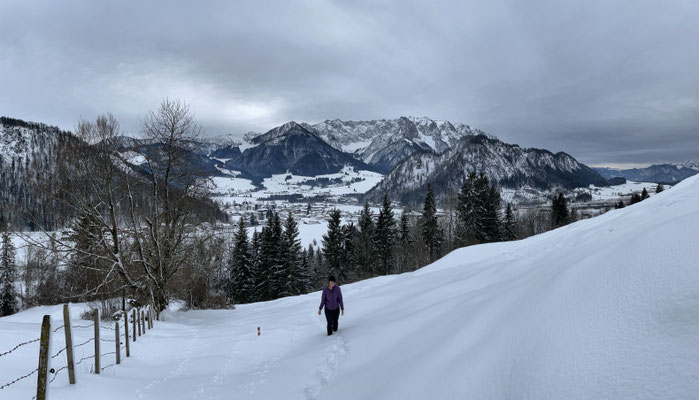 Winterlicher Aufstieg