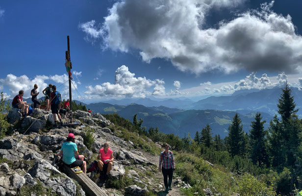 Am Spitzstein Gipfel