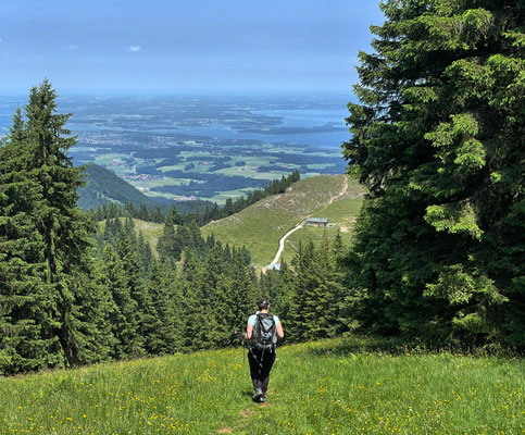 Abstieg zur Laubensteinalm