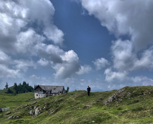 Blick zurück zur Klausenhütte