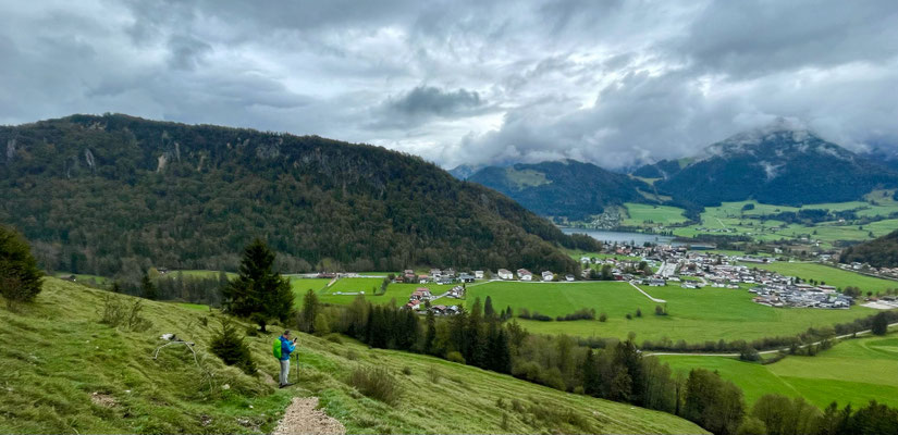 Blick zurück auf Walchsee