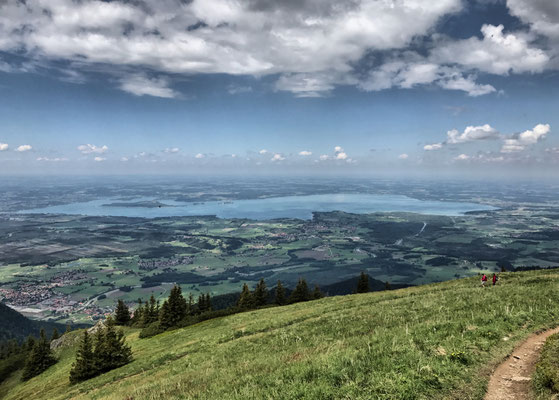 Aussicht auf den Chiemsee