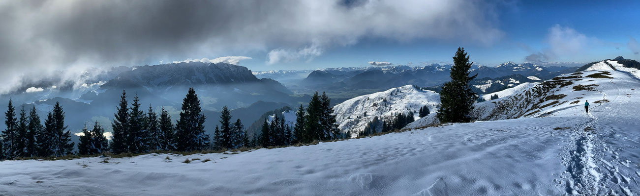 Auf dem Rückweg vom Lochner Horn zur Wandberghütte
