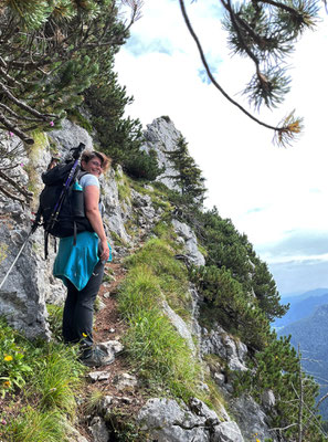 Kurz vor der Hochplattenscharte