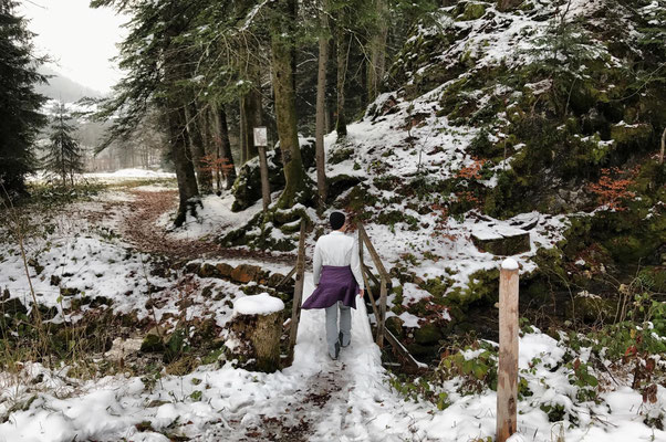 Auf dem Weg zur Ölbergkapelle