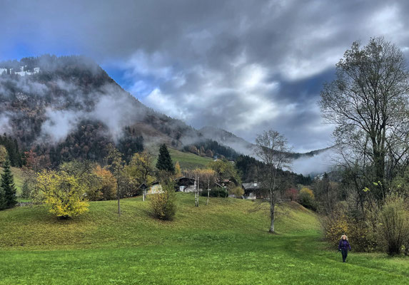 Kurz nach dem Start in Walchsee