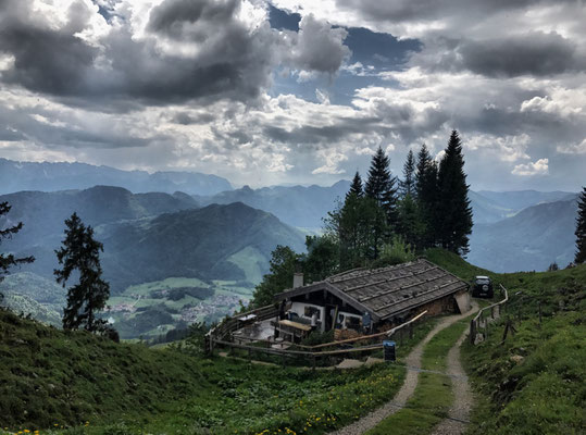 Auf dem Weg zum Hochgernhaus