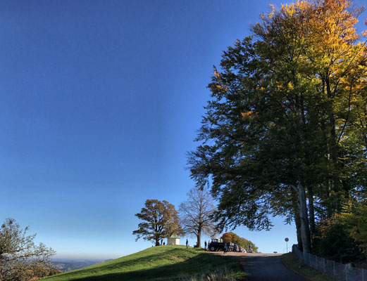 Auf dem Weg zur Aussichtskapelle Samerberg