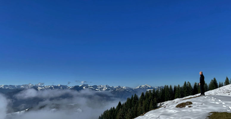 Weitblick am Wandberg Gipfel