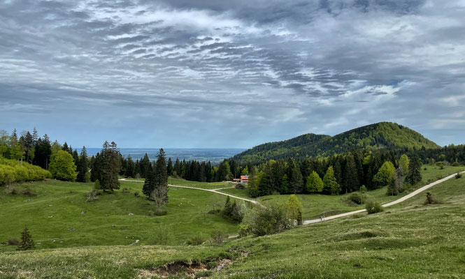 Blick auf die Frasdorfer Hütte