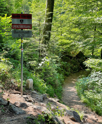 Grenze zwischen Bayern und Tirol