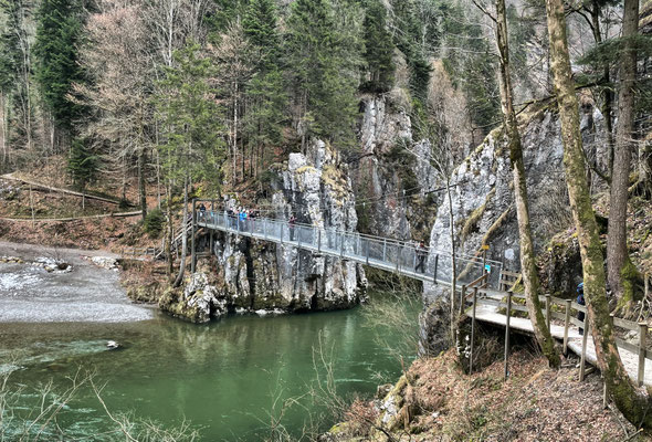 Blick zurück zur Brücke