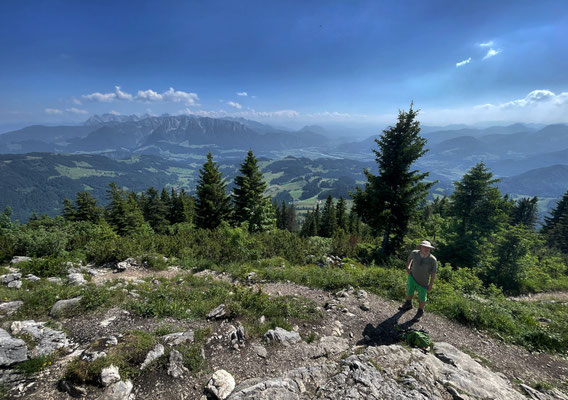 Aussicht vom Spitzstein Gipfel