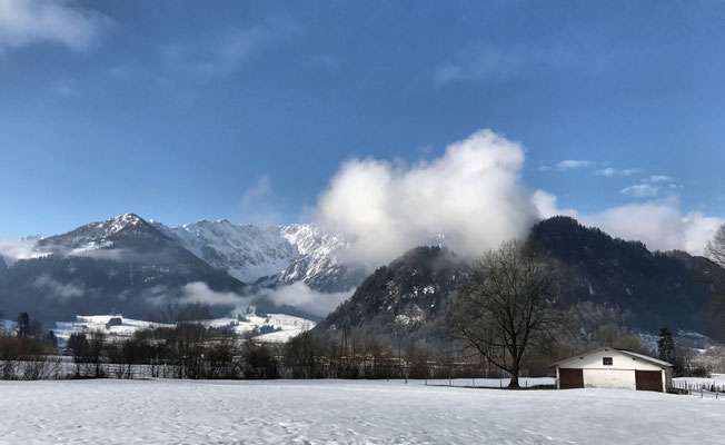 Kurz nach dem Start in Walchsee