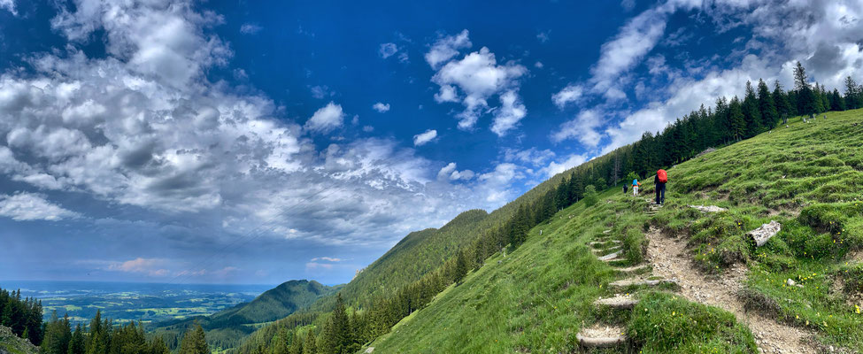Aufstieg von der Ebersberger Alm