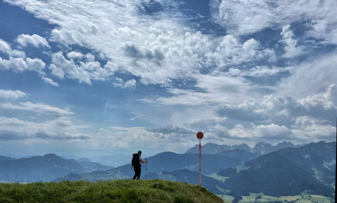 Kurz vor dem Gipfel