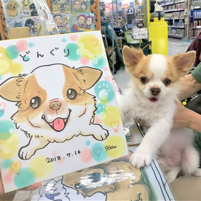 似顔絵コーナー