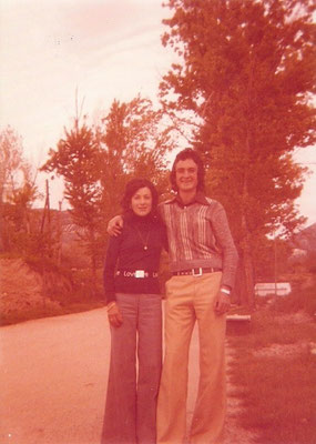 Juan García Vico, hijo del Agüelico. Con su mujer, Juana.