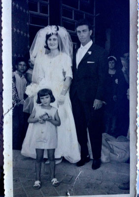 Boda de anita, hija de Natividad Bermúdez Zuheros.