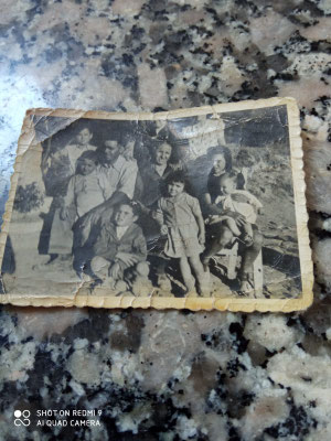 Mateo López y María Castillo con sus hijos: Mateo, Telesfora, Faustino, María Antonia, Asunción Antonio, Manuel, Matea y Tomás.