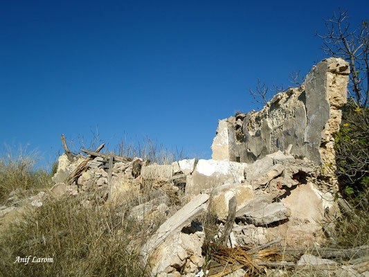 Ruinas de La Solana. Esta parte perteneció a Vicente Beterra (Vicente Padilla Torres)