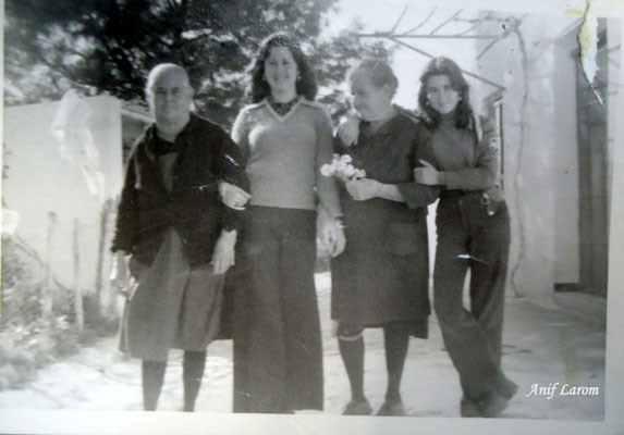 Mis abuelas, Maravilla, María, y mi hermana Mara. En mi memoria guardo todos sus besos.