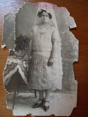 Gumersinda Bermúdez Zuheros, hija de  José María y Natividad. Cortijo Las Salinas. Primeros del siglo xx