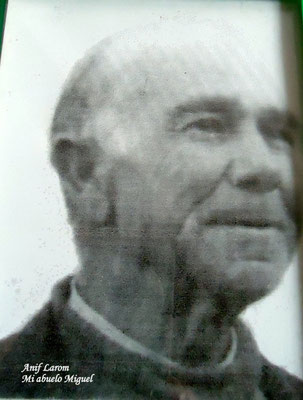 Miguel Moral Ortega. Padre de Casiano (Pablo) y de Chupa (Miguel) y de Reyes