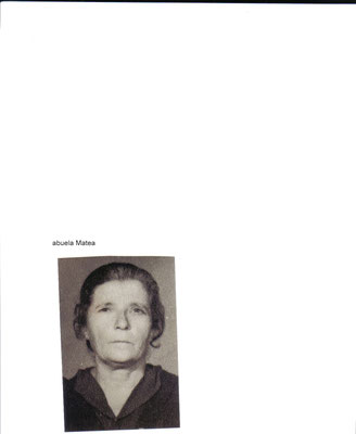 Águeda Matea Carrillo Bermúdez (hija de Vicente/ Jose Carrillo Mesa y de Bernardina Bermúdez López)