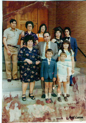 La familia de Los Mariotes. Cortijada La Solana