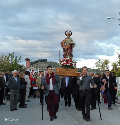 Día El Palo, 2012. San Pedro, en procesión.