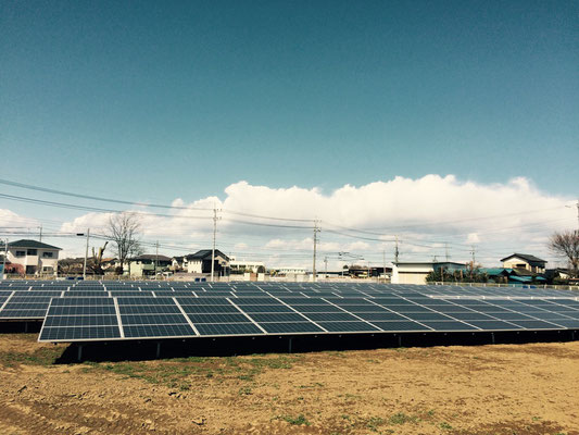 2015年完成 茨城県筑西市 250kW