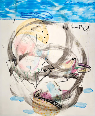 "LAST CALL", 180 x 150 cm, Öl auf Leinwand, 2024
