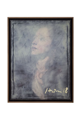 VanDyckSturm 80 x 60 cm, Malbutter und Öl auf Inkjet-Leinwand, 2018