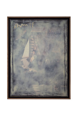 VermeerSturm 80 x 60 cm, Malbutter und Öl auf Inkjet-Leinwand, 2018