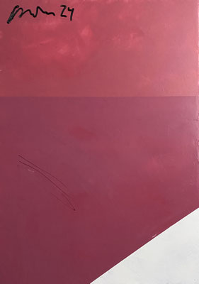 "metamorphosis": Serie je. 100 x 80 cm, Mischtechnik auf Leinwand, 2024 (fortlaufende Serie)