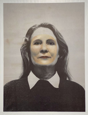 "Ulrike“, 130 x 100cm, Öl auf Fotoleinwand, 1993