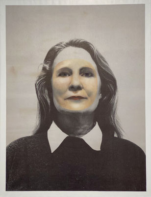 "Ulrike“, 130 x 100cm, Öl auf Fotoleinwand, 1993