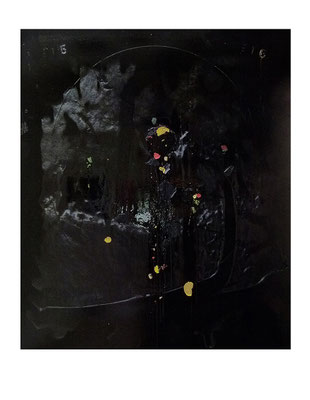 “Narziss“, 190x160cm, Öl / Bitumen auf LW, 2016 (Privatsammlung, Deutschland/München)
