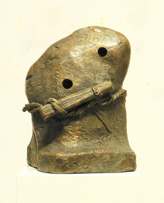 "VOID 1+2“, h.32 cm,Gips bemalt,2012 