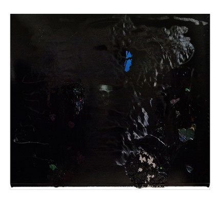 “Ophelia“, 190x160cm, Öl / Bitumen auf LW, 2016