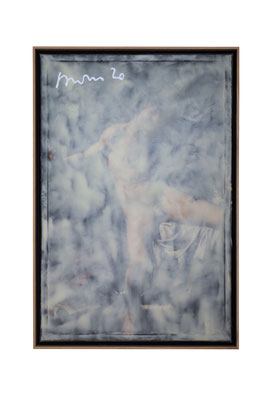 CaravaggioSturm 120 x 80 cm, Malbutter und Öl auf Inkjet-Leinwand, 2020