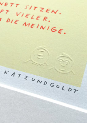 Prägung, Signatur